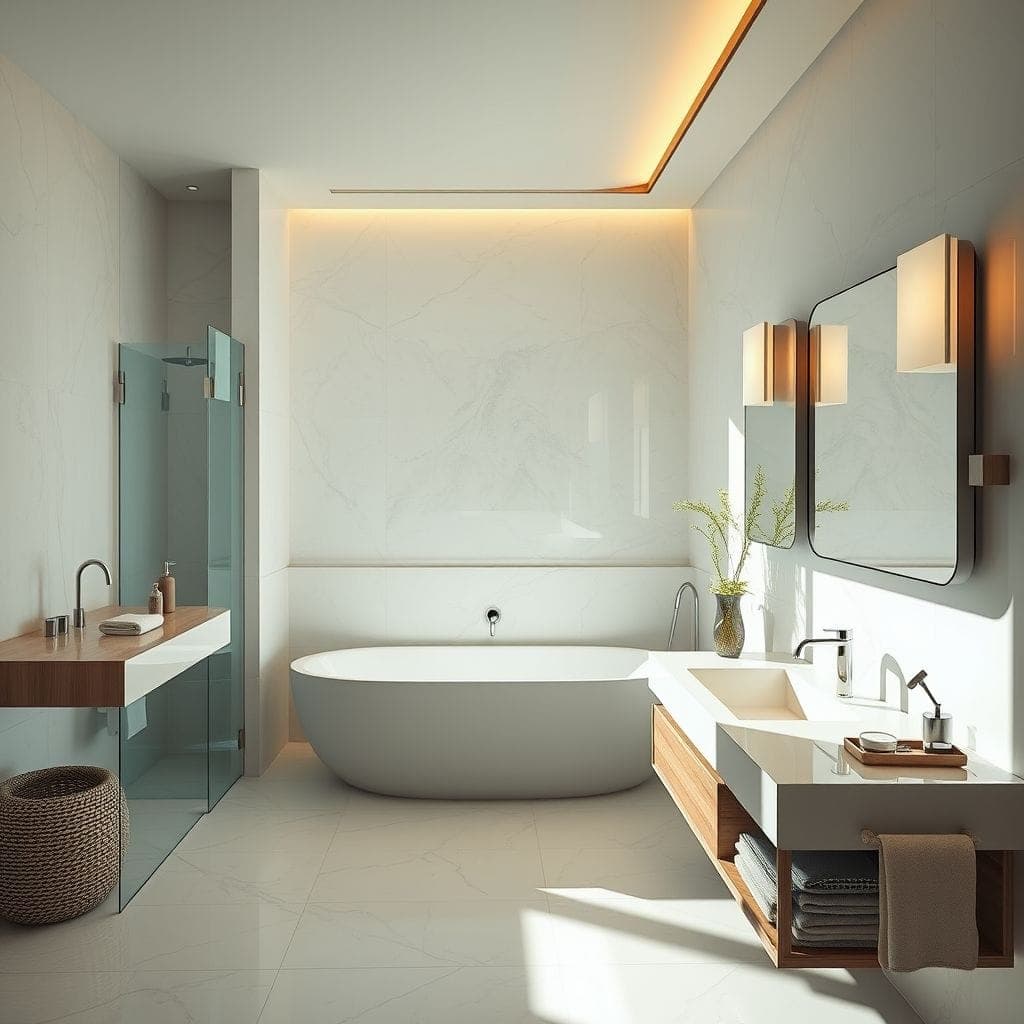 Modern Hotel Bathroom design example 4