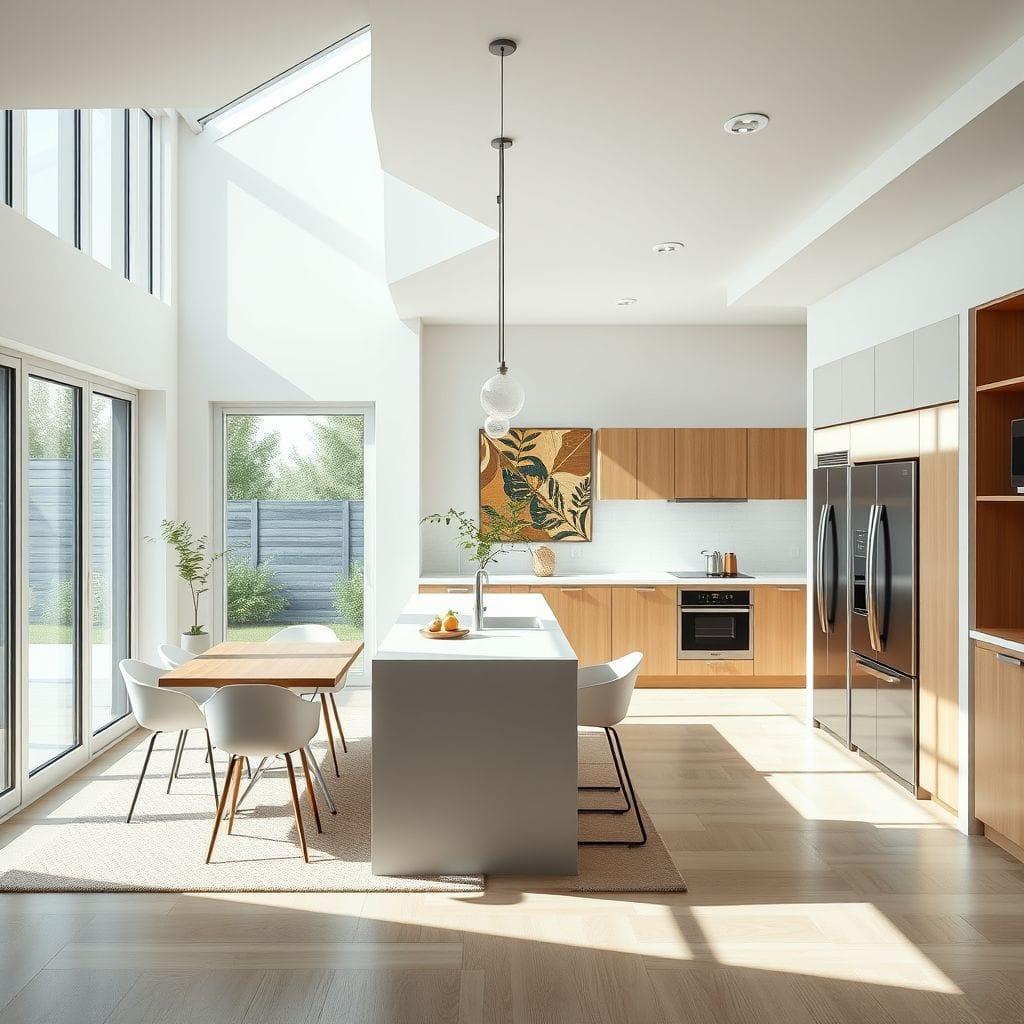 Modern Kitchen Living Combo design example 4