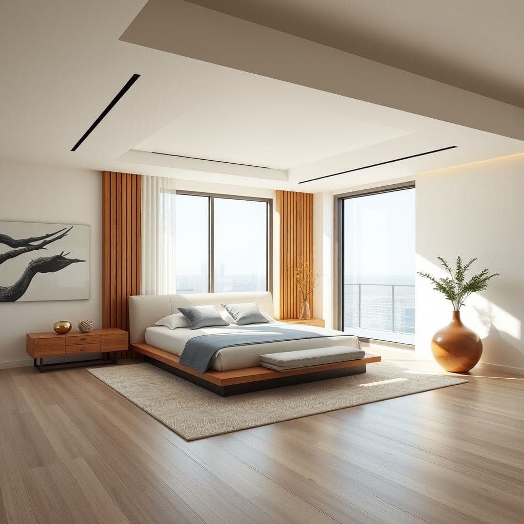 Modern Master Bedroom design example 2