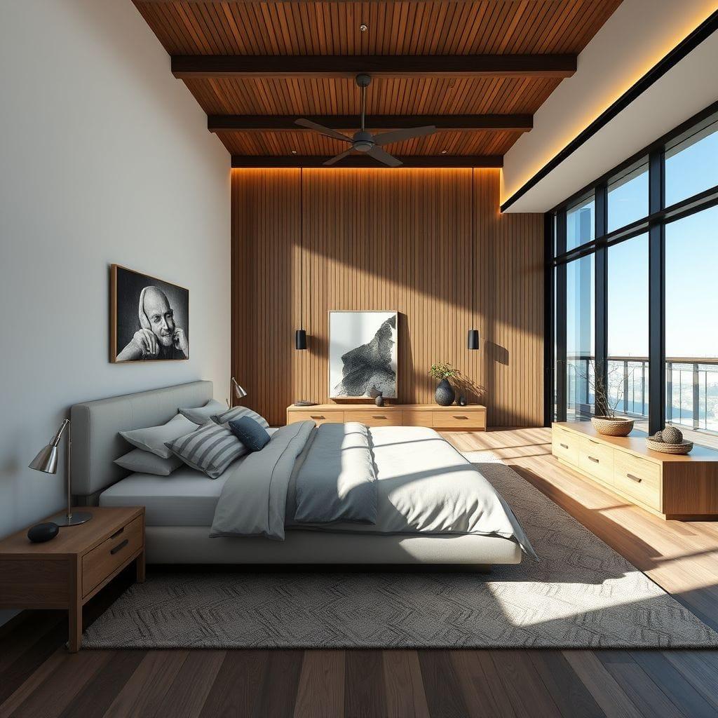 Modern Master Bedroom design example 3