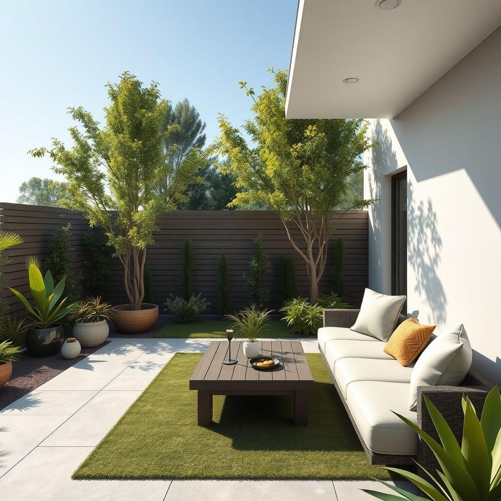 Modern Outdoor Garden design example 1