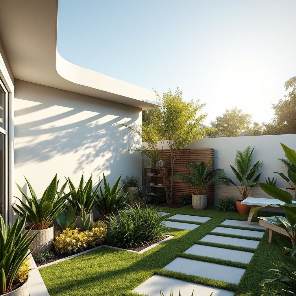 Modern Outdoor Garden design example 2