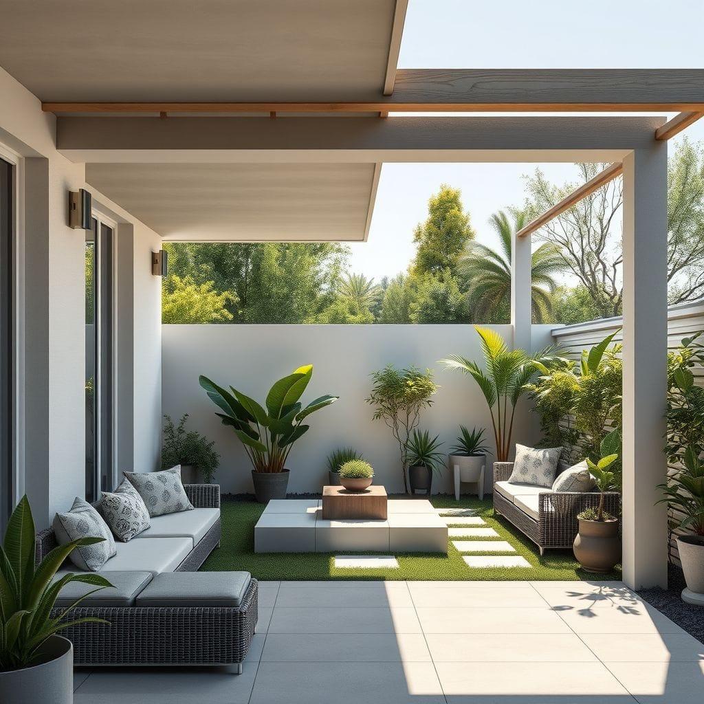 Modern Outdoor Garden design example 3