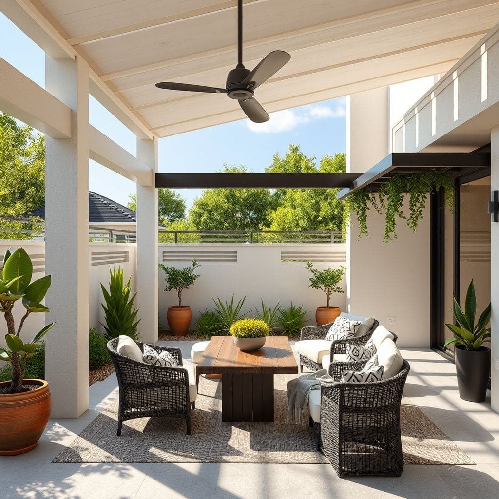 Modern Outdoor Patio design example 1