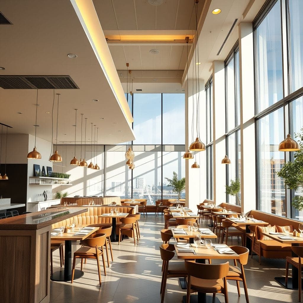 Modern Restaurant design example 1