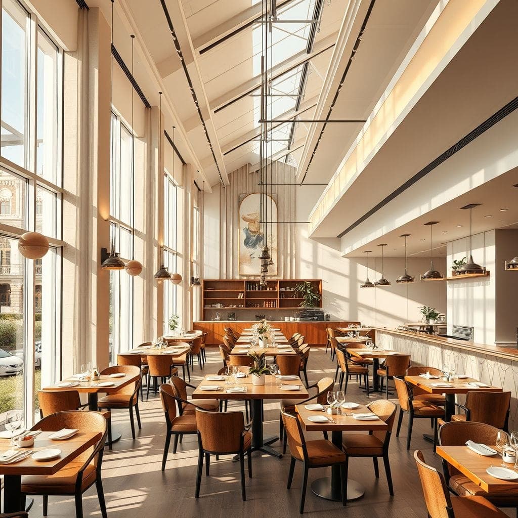 Modern Restaurant design example 2