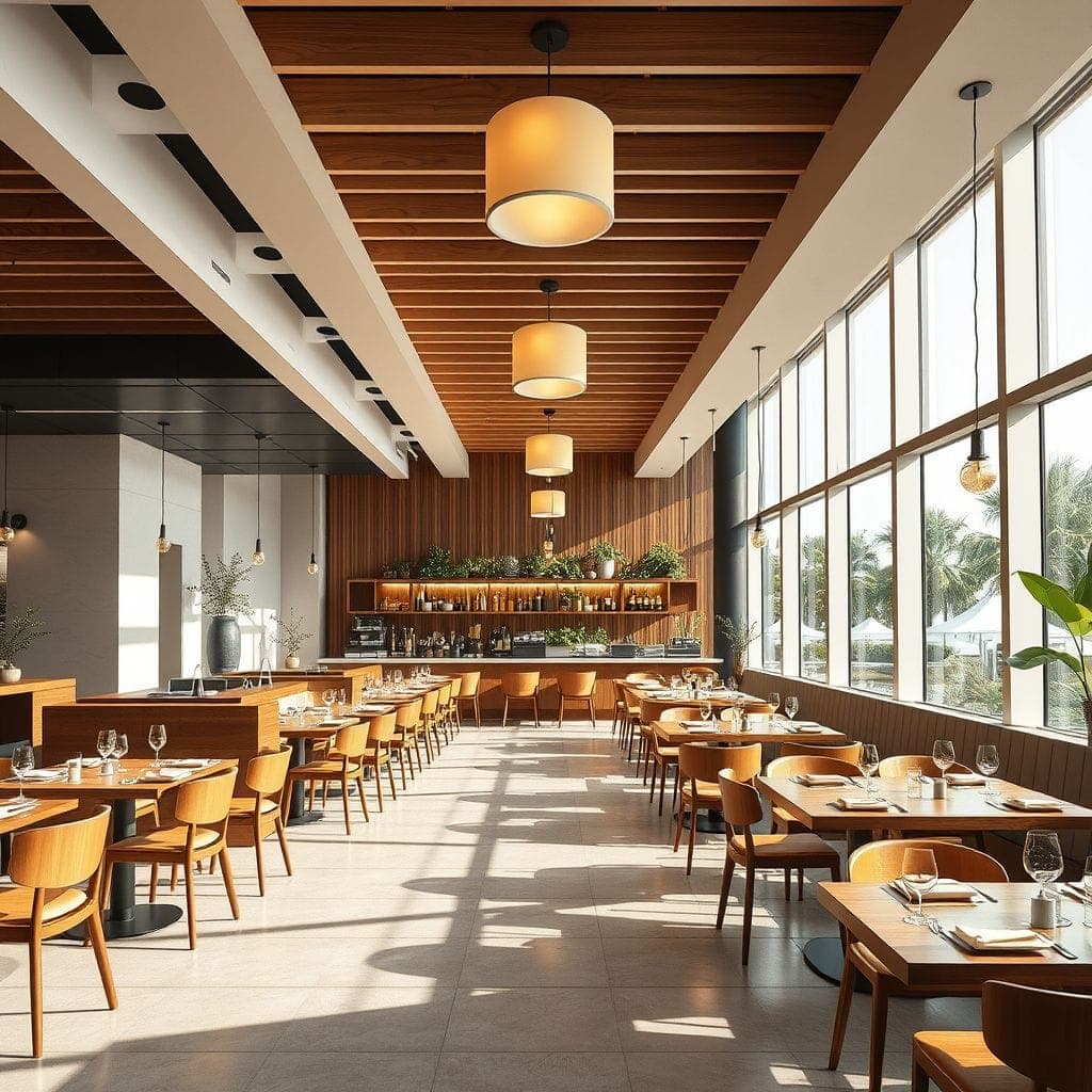Modern Restaurant design example 3