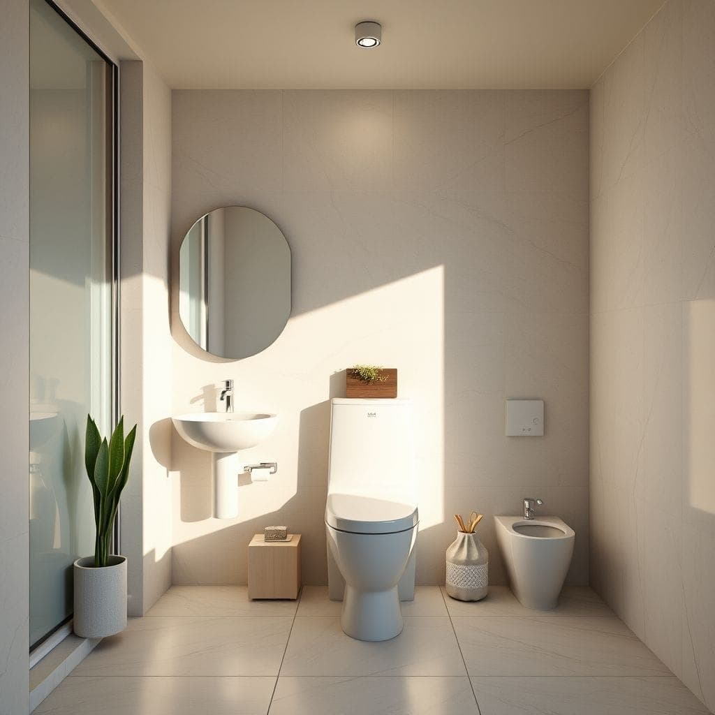 Modern Toilet design example 1