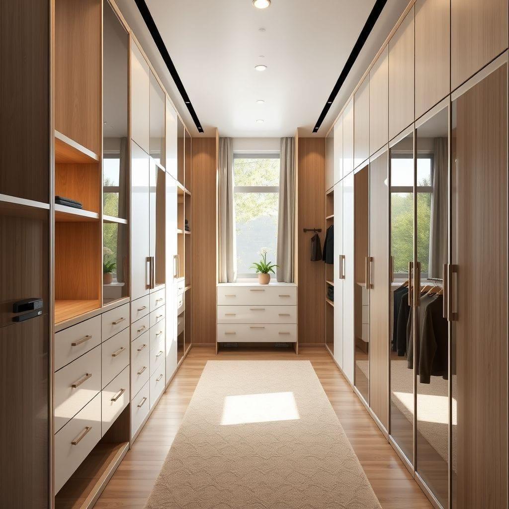 Modern Walk-in Closet design example 1