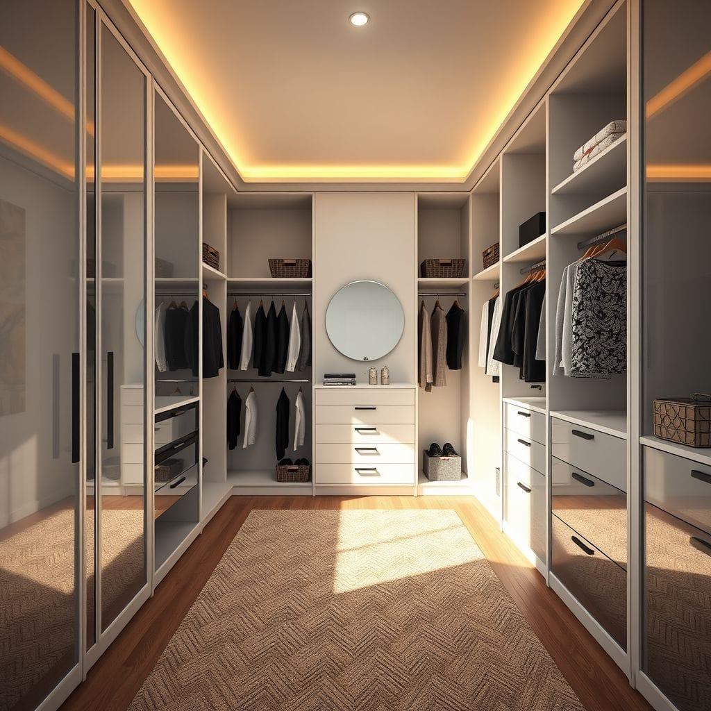 Modern Walk-in Closet design example 2