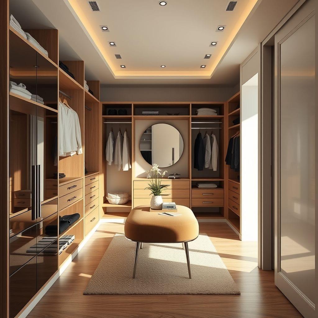 Modern Walk-in Closet design example 3