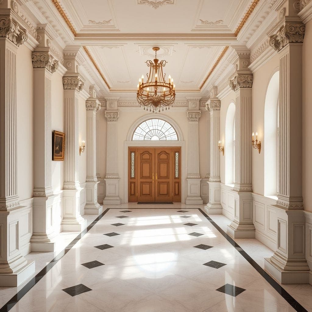 Neoclassic Basement design example 1