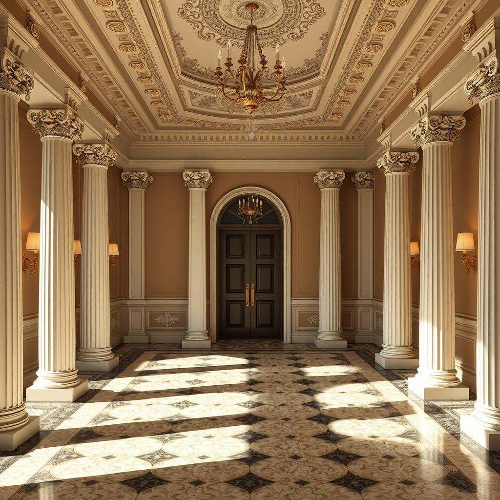 Neoclassic Basement design example 2