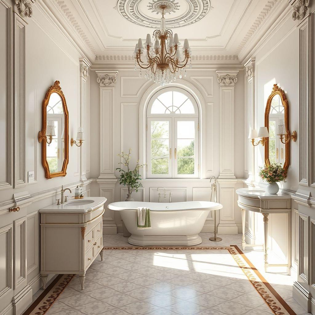 Neoclassic Bathroom design example 1