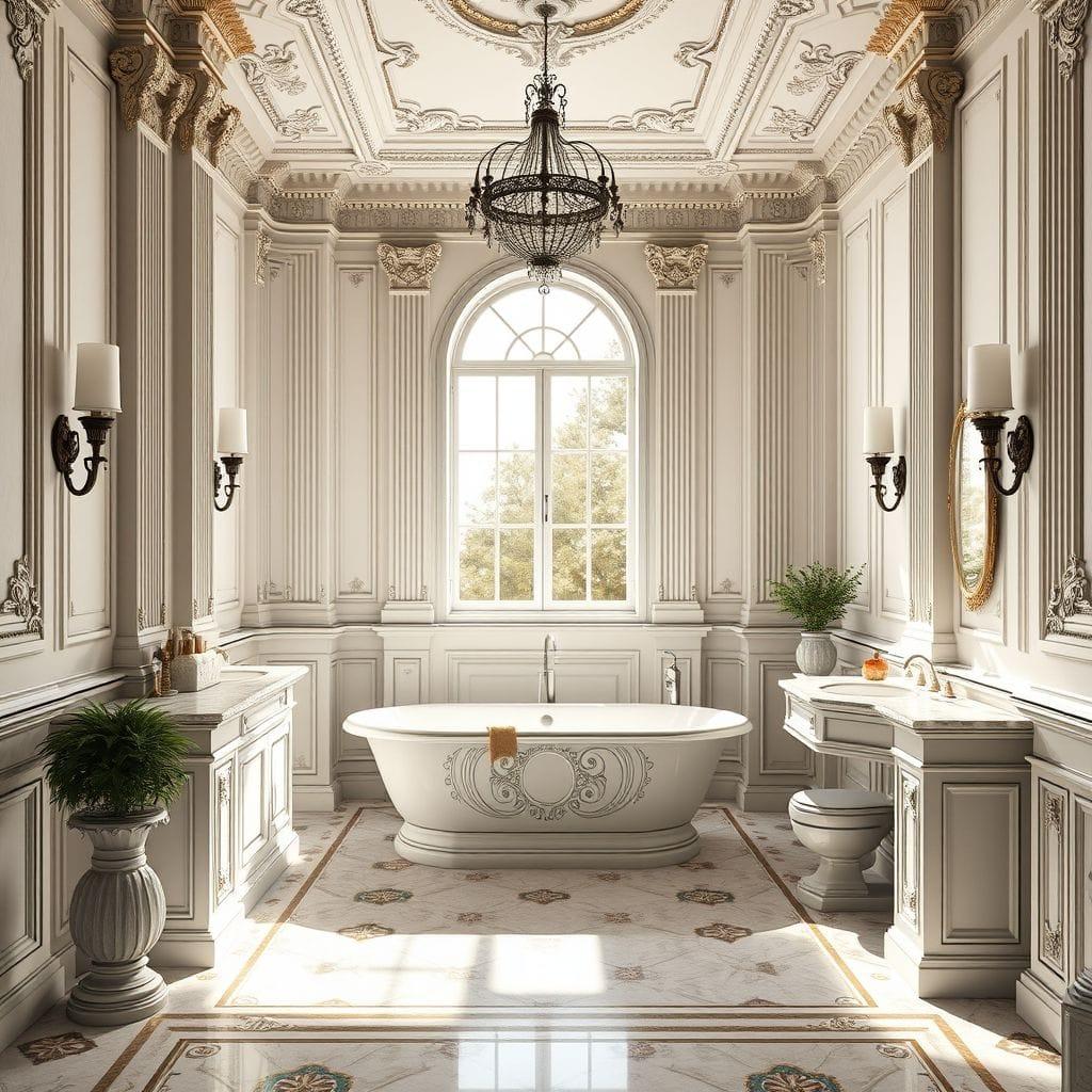 Neoclassic Bathroom design example 2