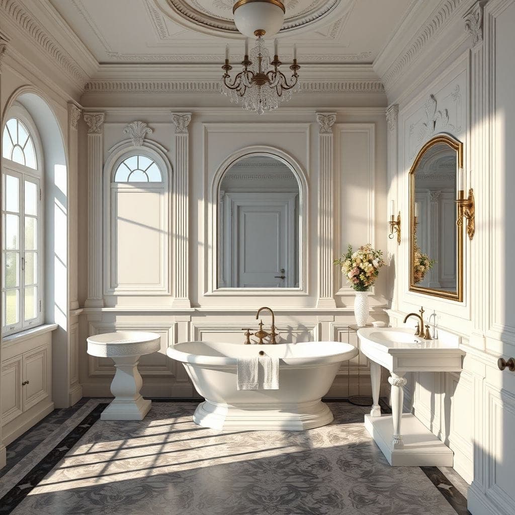 Neoclassic Bathroom design example 3