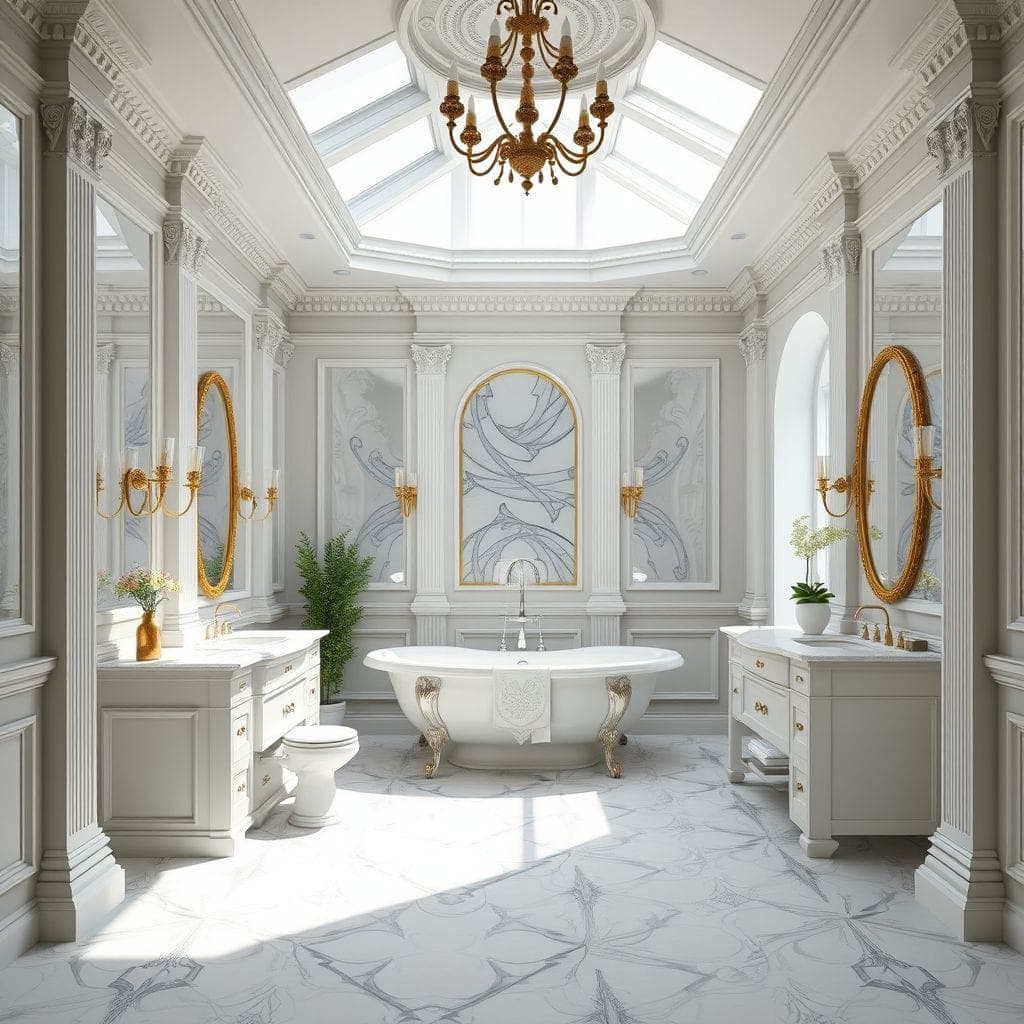 Neoclassic Bathroom design example 4
