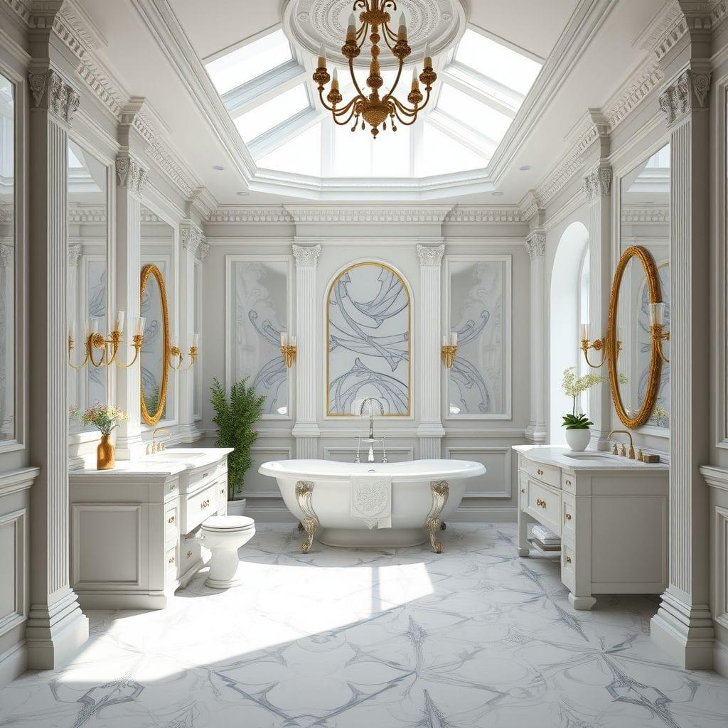 Neoclassic Bathroom design example 4