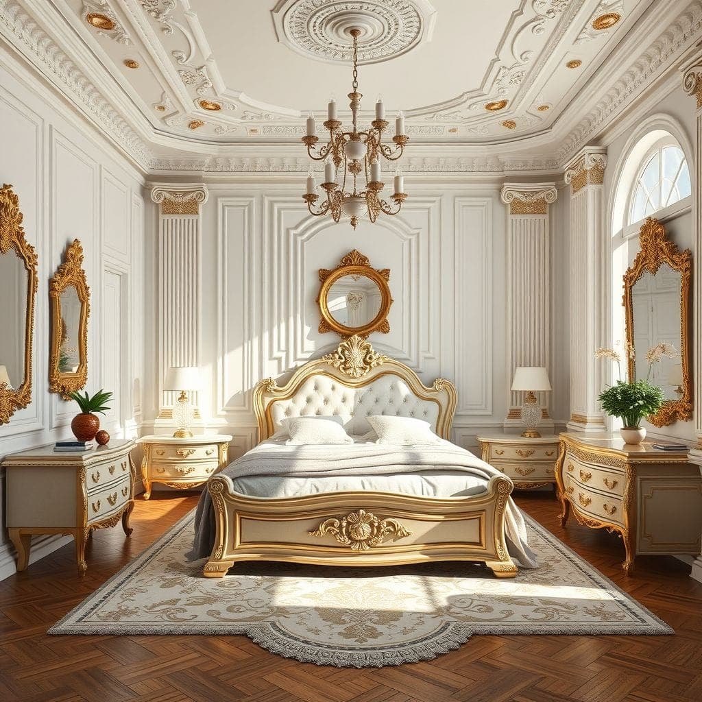 Neoclassic Bedroom design example 2