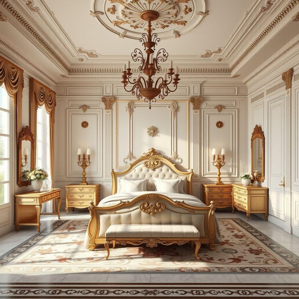 Neoclassic Bedroom design example 4
