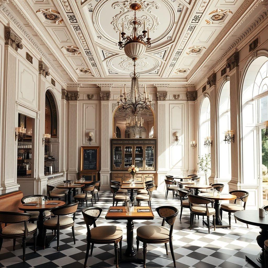 Neoclassic Coffee Shop design example 1