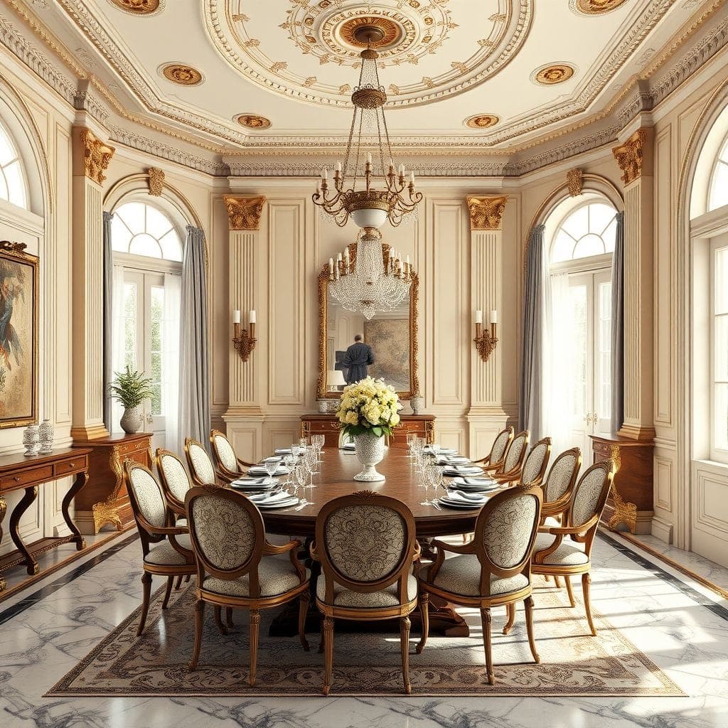 Neoclassic Dining Room design example 1