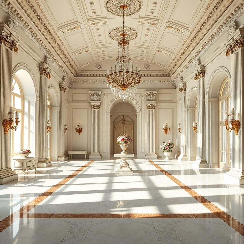 Neoclassic Exhibition Space design example 1