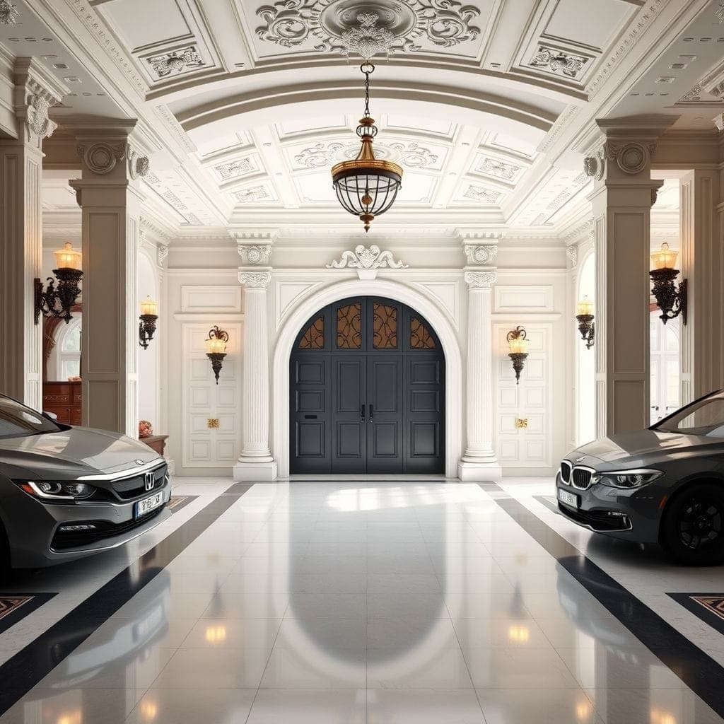 Neoclassic Garage design example 2