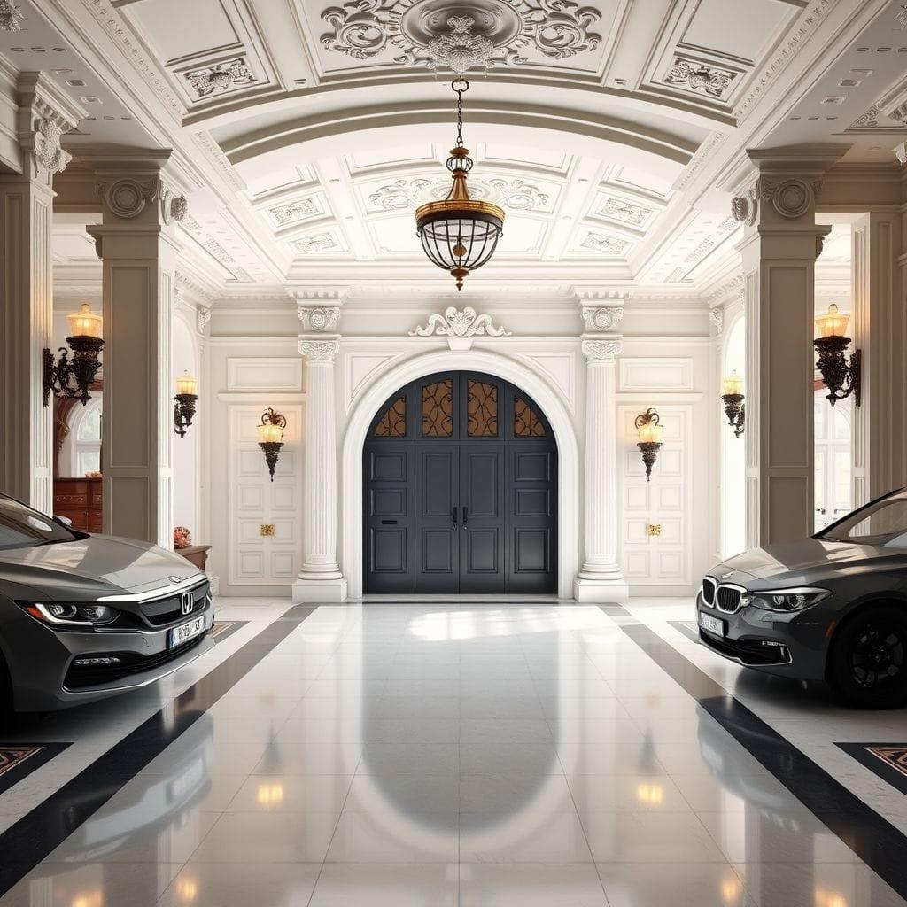 Neoclassic Garage design example 2