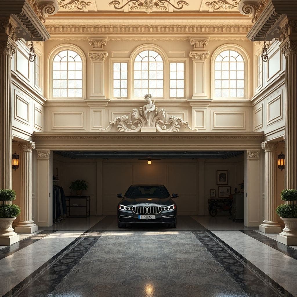 Neoclassic Garage design example 3
