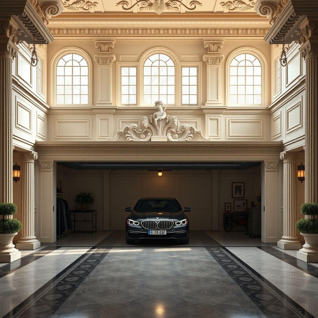 Neoclassic Garage design example 3