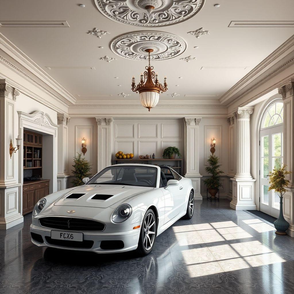 Neoclassic Garage design example 4