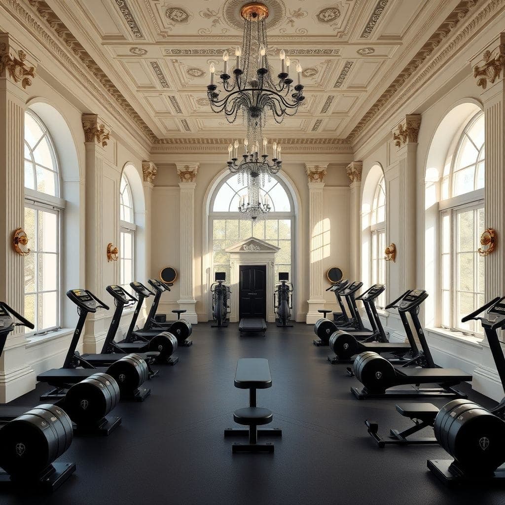 Neoclassic Gym design example 4