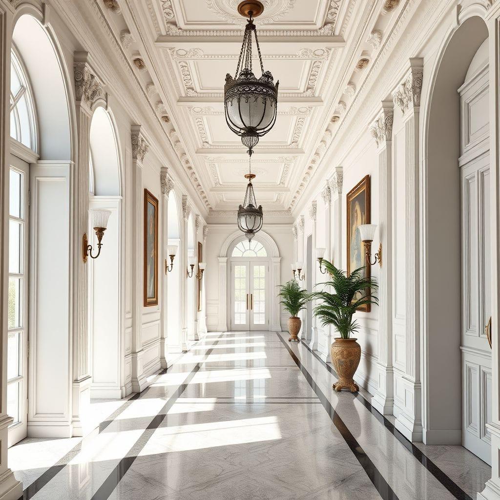 Neoclassic Hallway design example 3