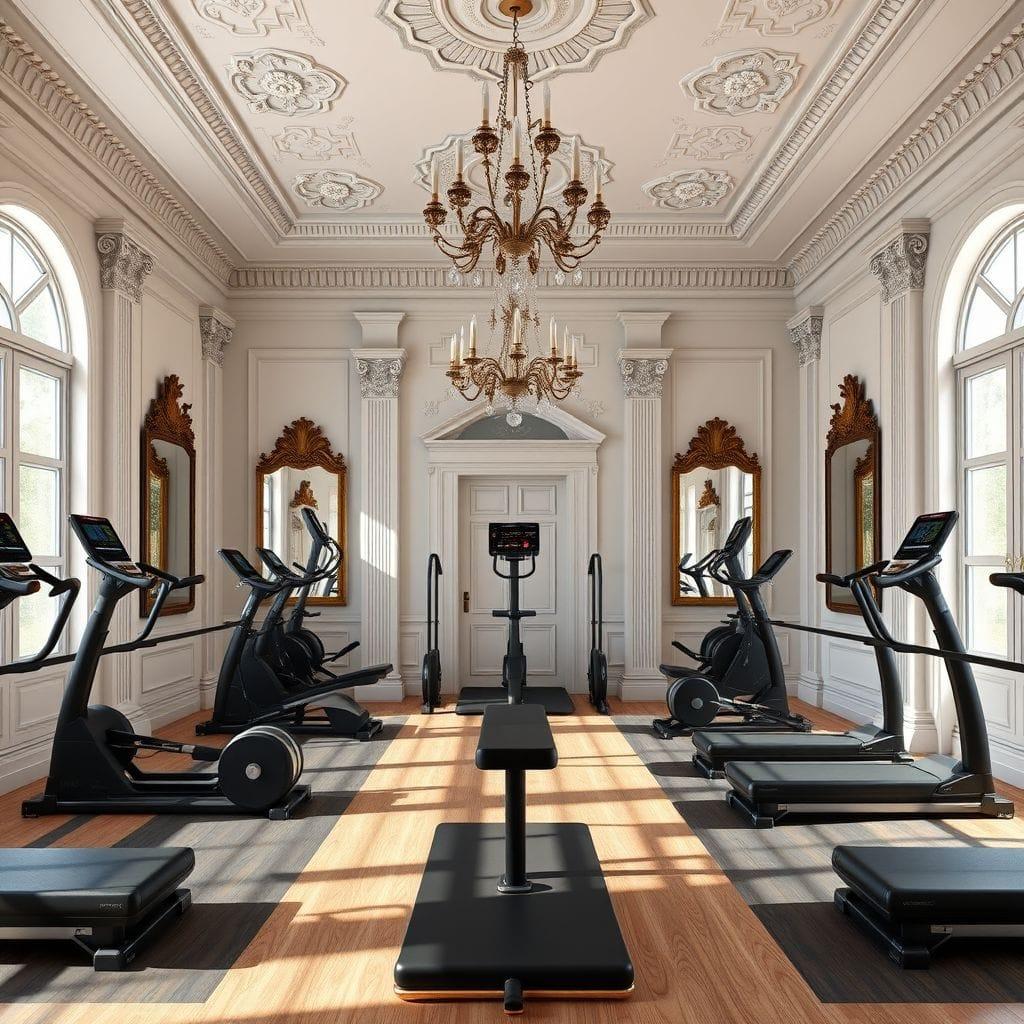 Neoclassic Home Gym design example 4