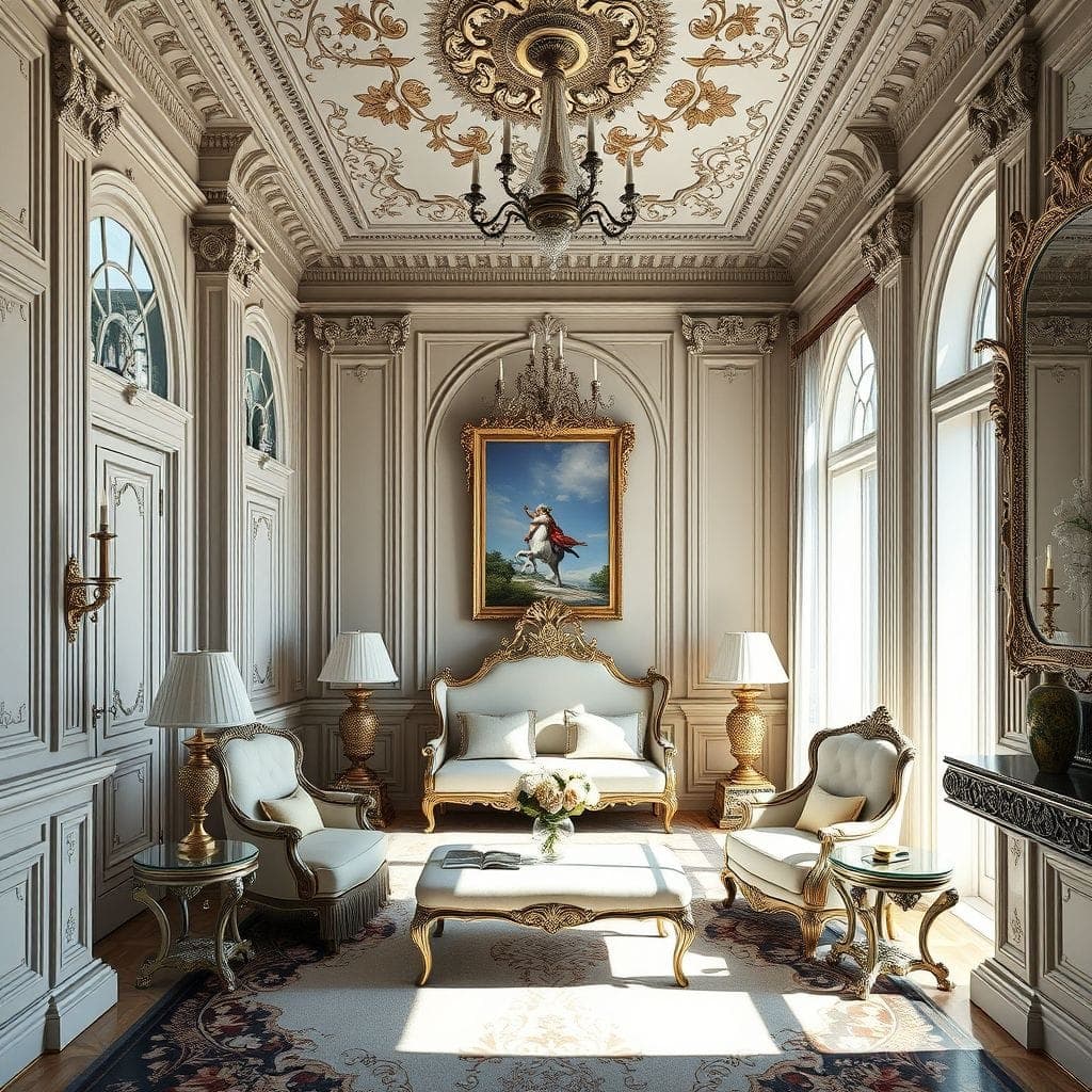 Neoclassic Hotel Room design example 2