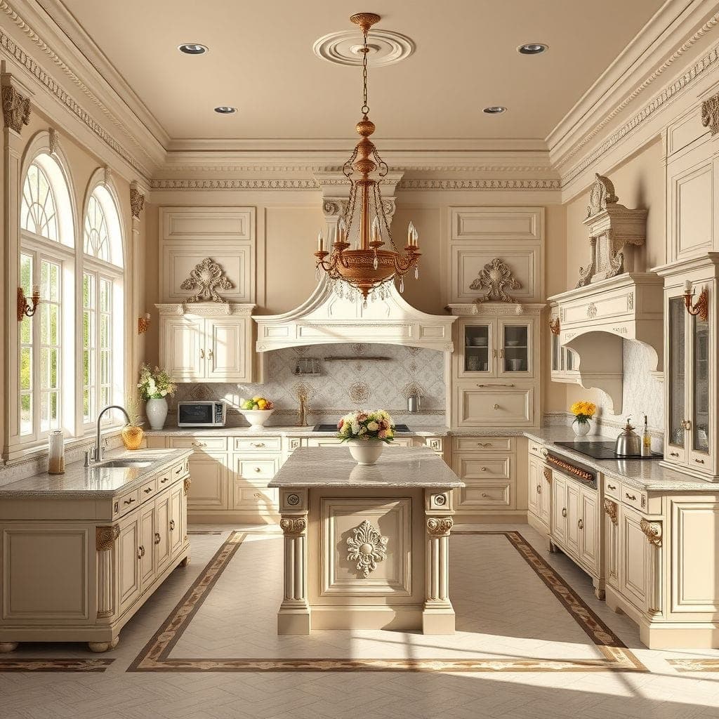 Neoclassic Kitchen design example 1