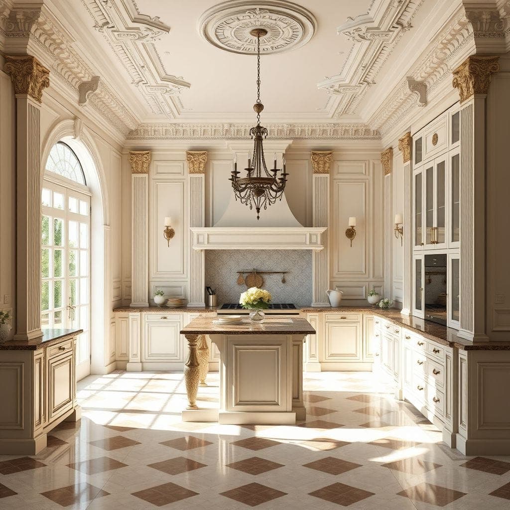 Neoclassic Kitchen design example 2