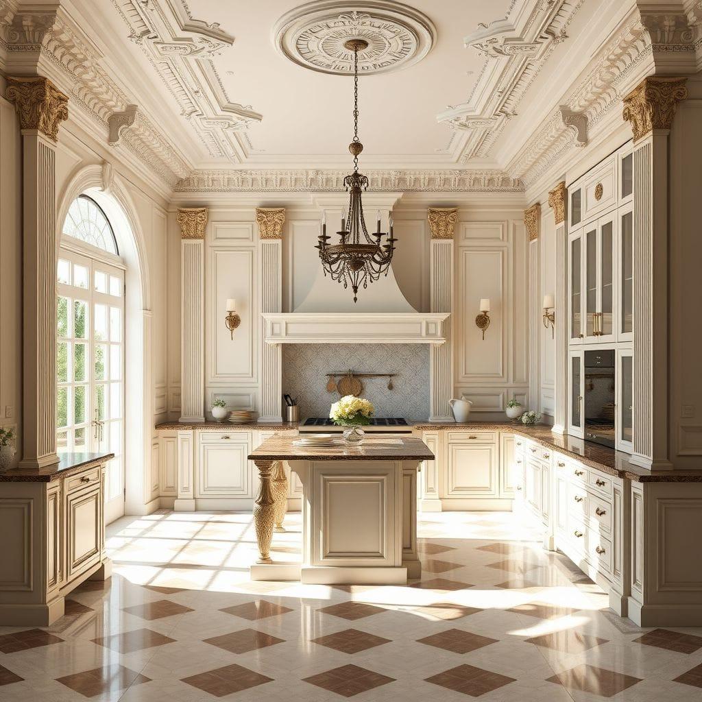 Neoclassic Kitchen design example 2