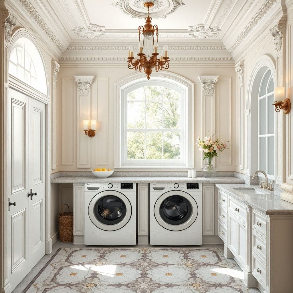 Neoclassic Laundry Room design example 2