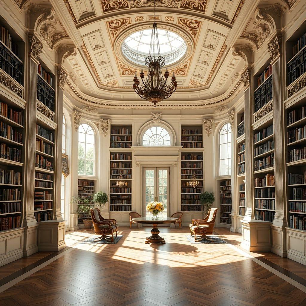 Neoclassic Library design example 2