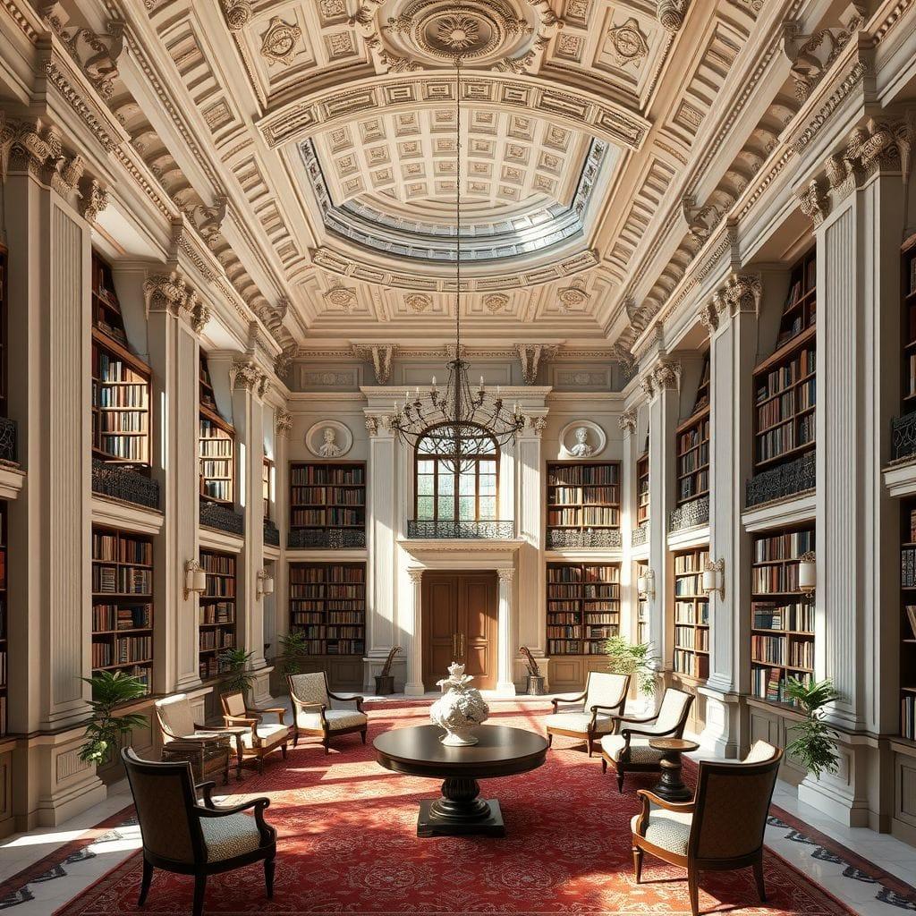 Neoclassic Library design example 3