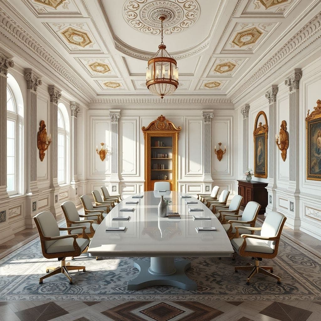 Neoclassic Meeting Room design example 1