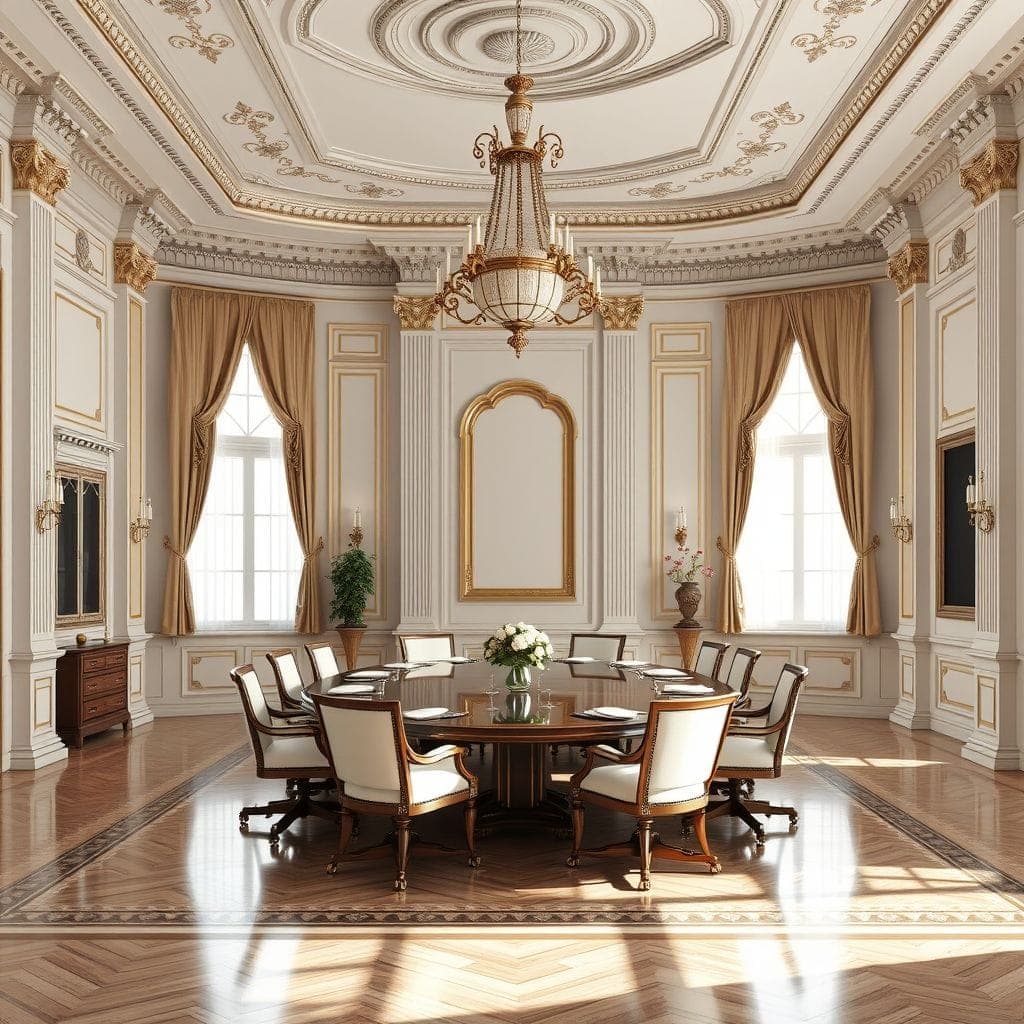 Neoclassic Meeting Room design example 2