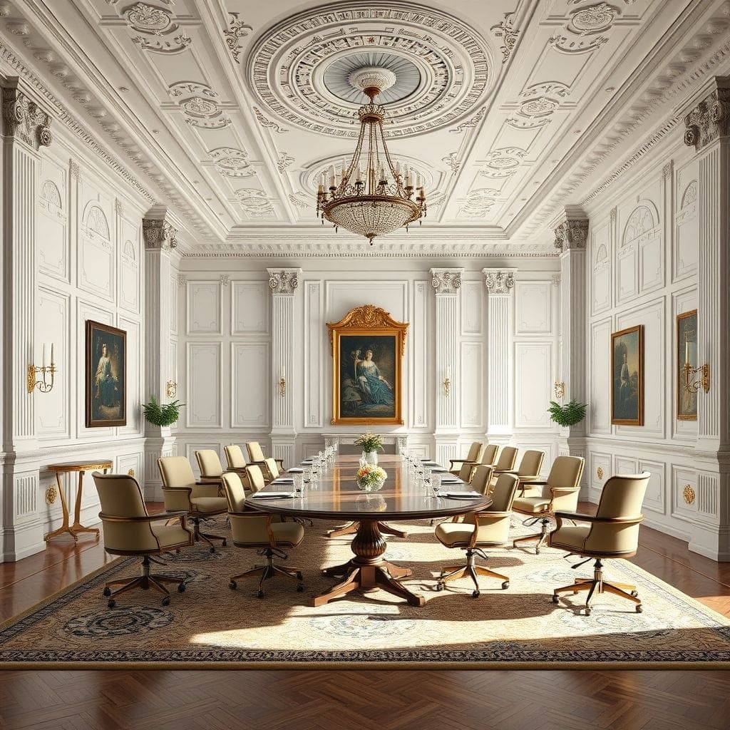 Neoclassic Meeting Room design example 3