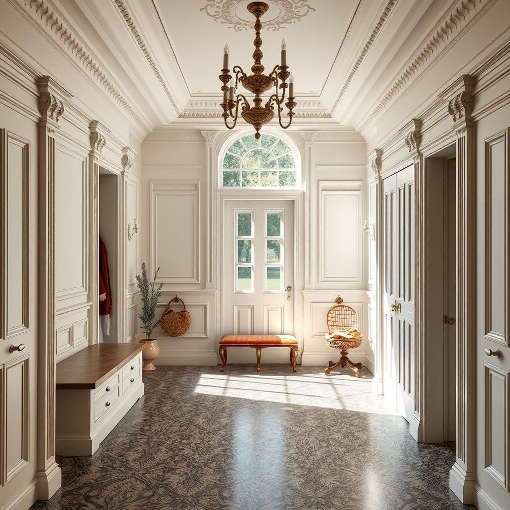 Neoclassic Mudroom design example 3