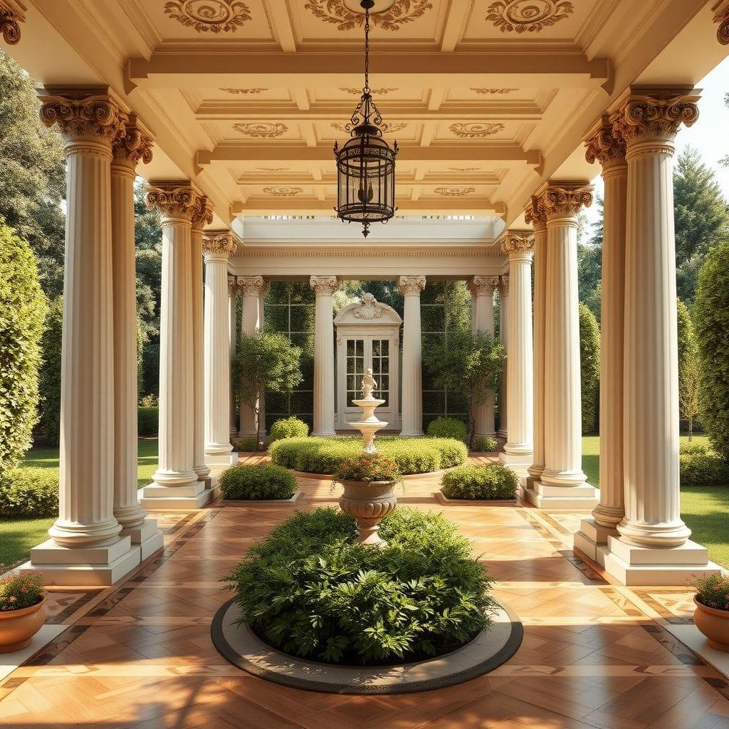 Neoclassic Outdoor Garden design example 4