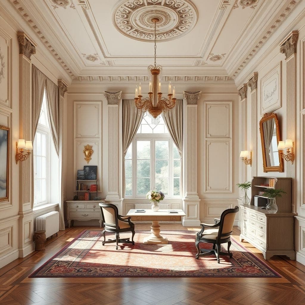 Neoclassic Study Room design example 1