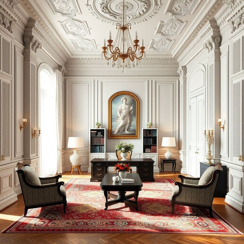 Neoclassic Study Room design example 4