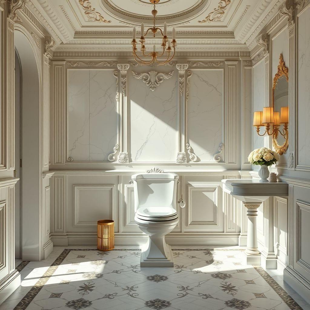 Neoclassic Toilet design example 1